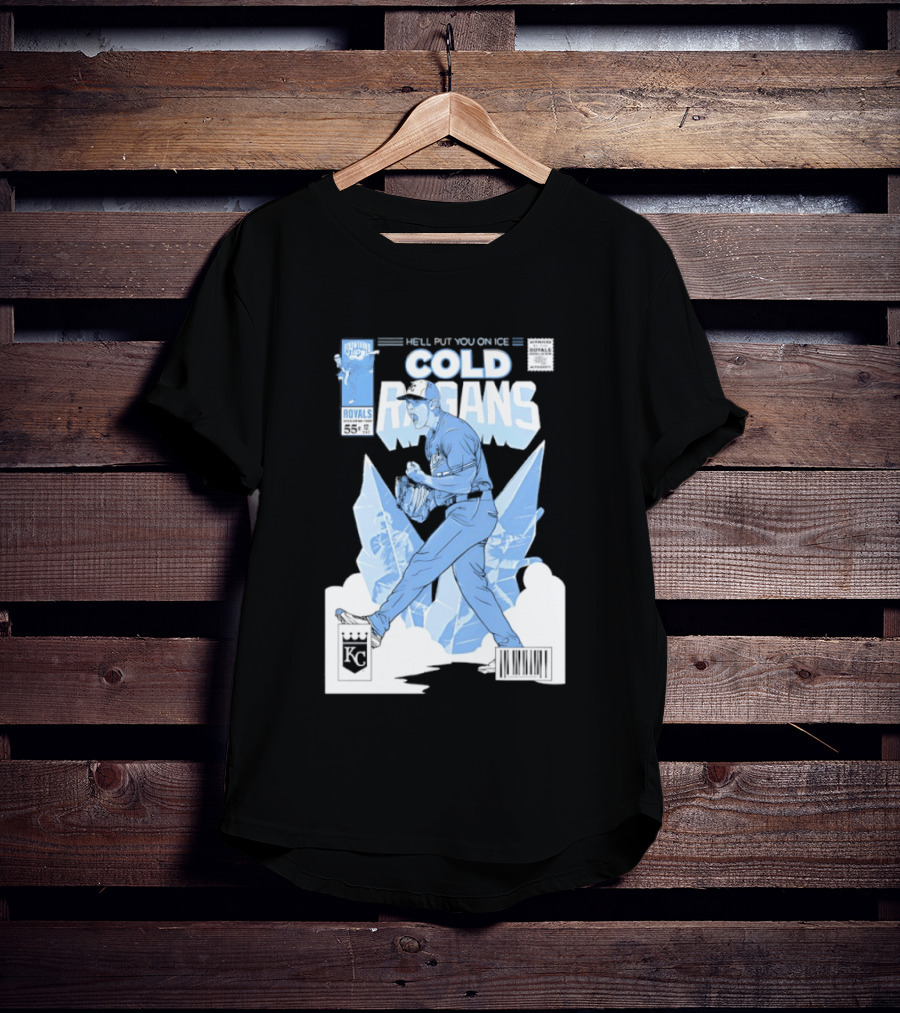 Kansas City Royals Cold Cole Ragans He'll Put You On Ice T-Shirt