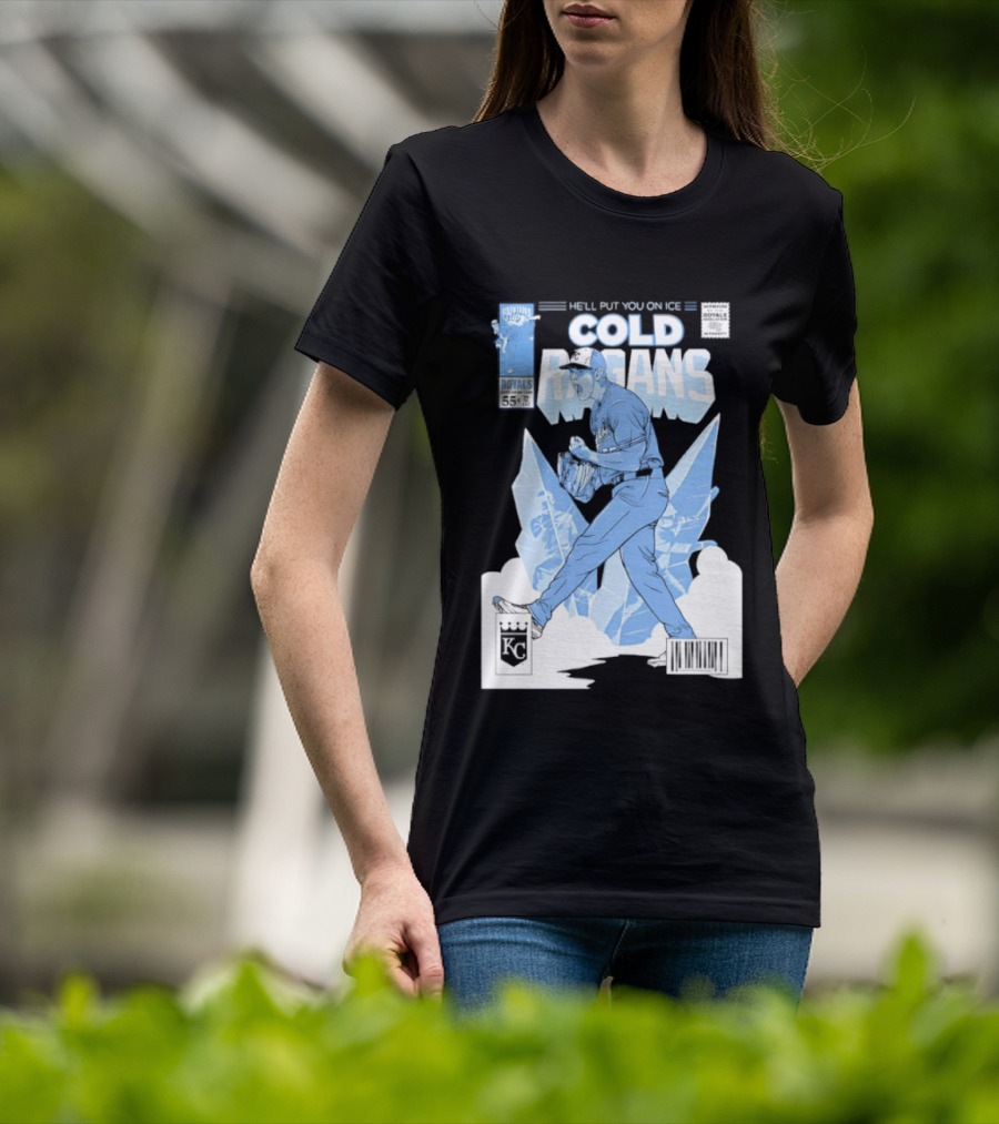 Kansas City Royals Cold Cole Ragans He'll Put You On Ice T-Shirt