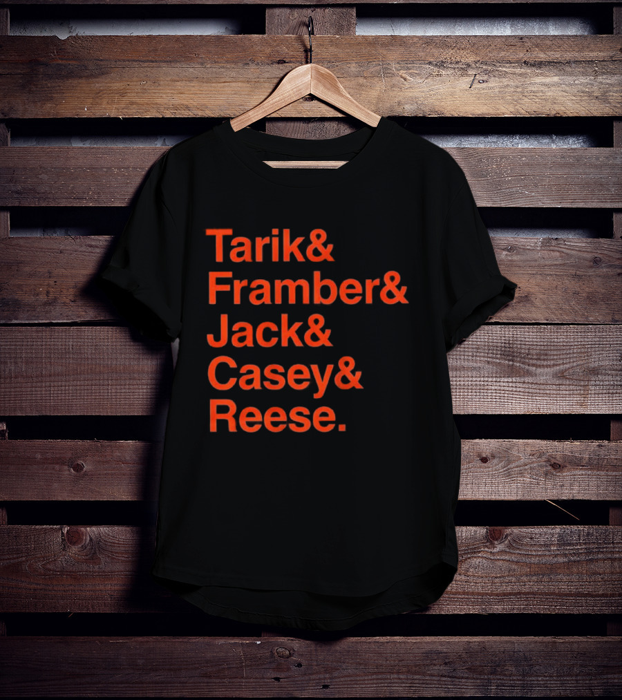 Detroit Tigers Tarik Framber Jack Casey Reese Player Names T-Shirt