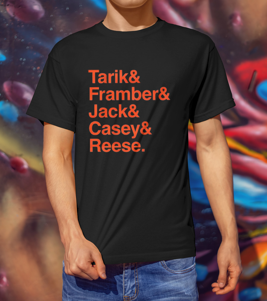 Detroit Tigers Tarik Framber Jack Casey Reese Player Names T-Shirt