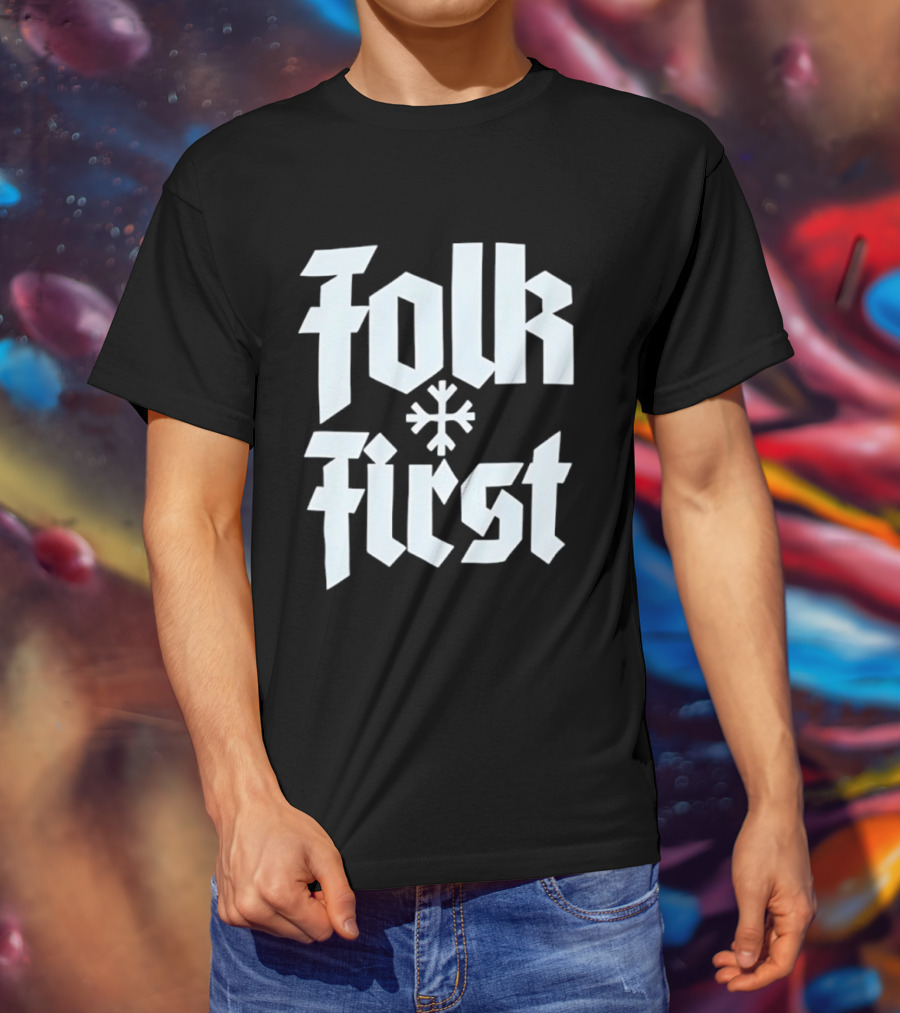Folk First Snowflake T-Shirt