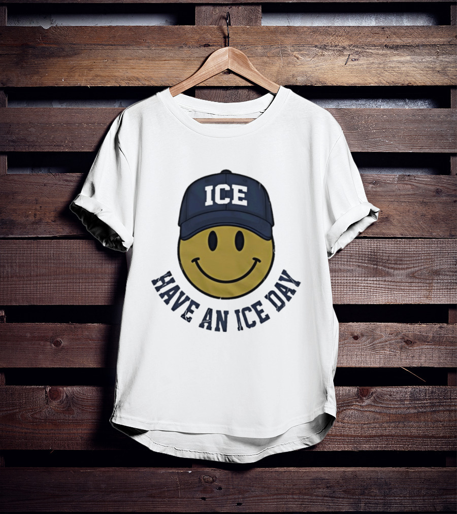Have An Ice Day ICE Smiley Face Youth T-Shirt