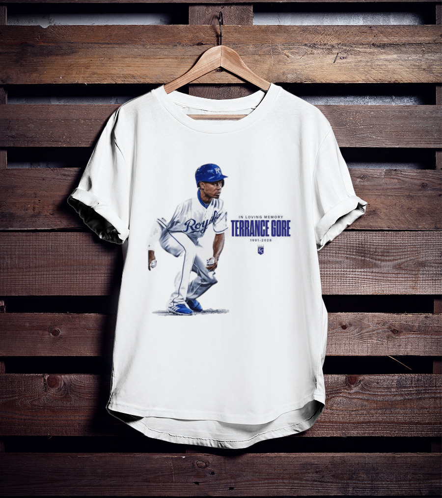 Kansas City Royals Terrance Gore 1991 2026 RIP In Loving Memory T-Shirt
