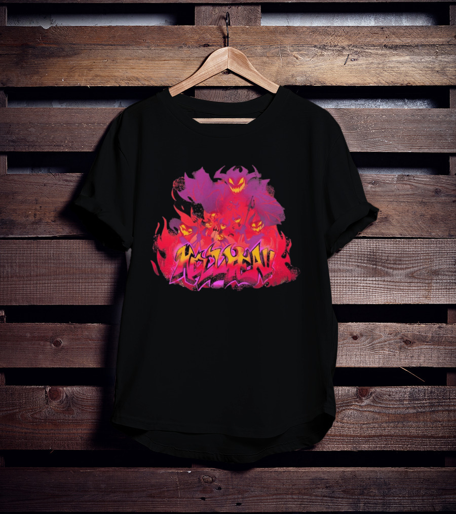 Helluva Boss SpindleHorse Graffiti Demon T-Shirt