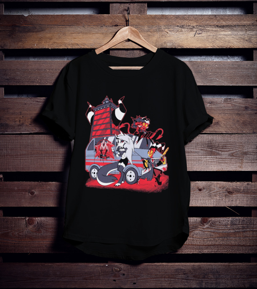 SpindleHorse IMP Van Characters Cartoon T-Shirt