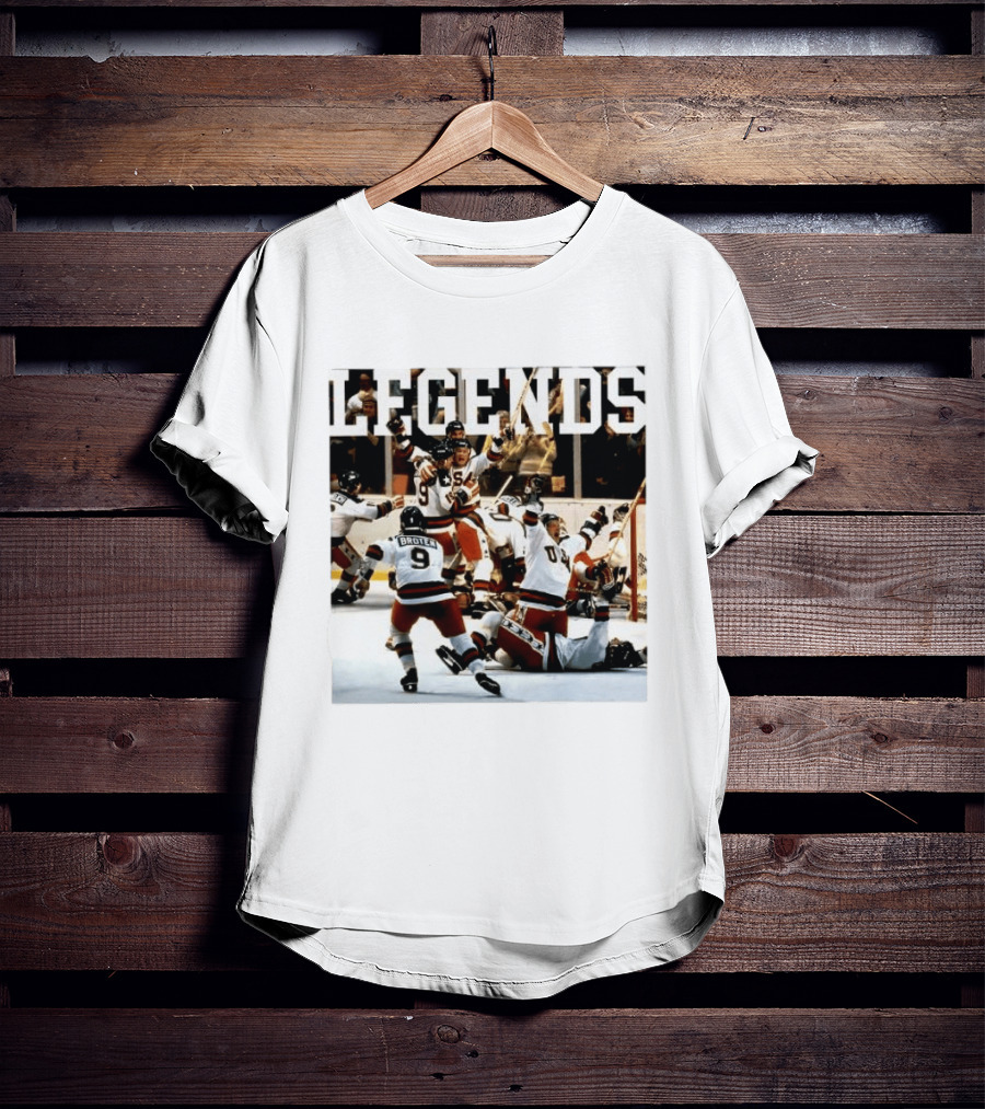 Miracle On Ice Legends Boys Of '80 Hockey Moment T-Shirt