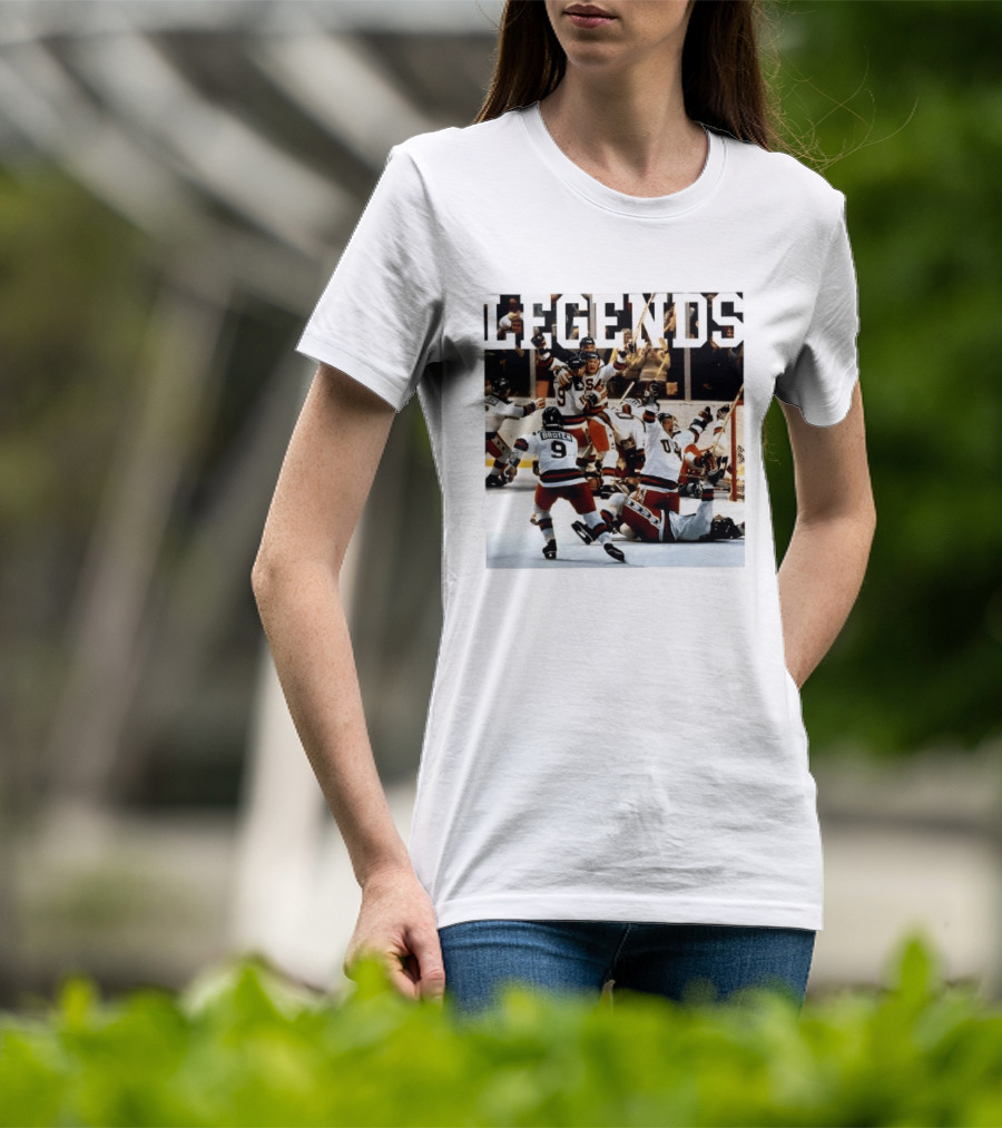 Miracle On Ice Legends Boys Of '80 Hockey Moment T-Shirt