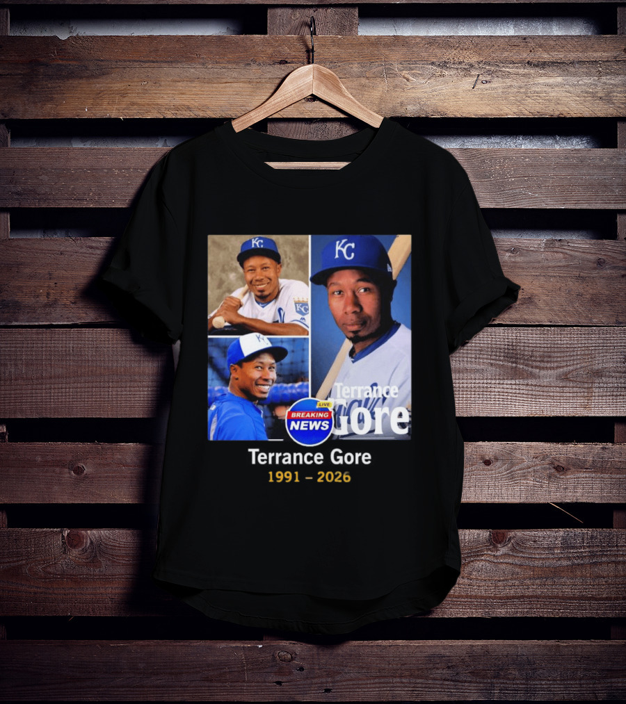 Terrance Gore Kansas City KC Breaking News 1991 2026 T-Shirt