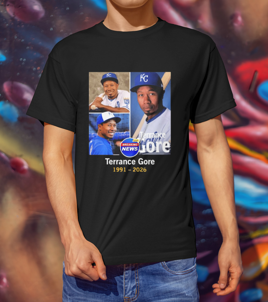 Terrance Gore Kansas City KC Breaking News 1991 2026 T-Shirt