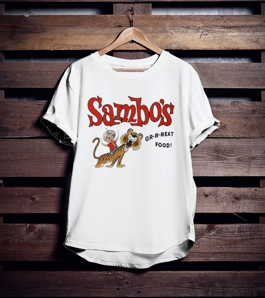 Sambo's Restaurant GR R REAT Food Cartoon Tiger And Boy T-Shirt