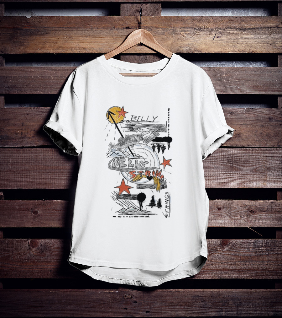 Billy Strings Fishing Sunrise Star T-Shirt