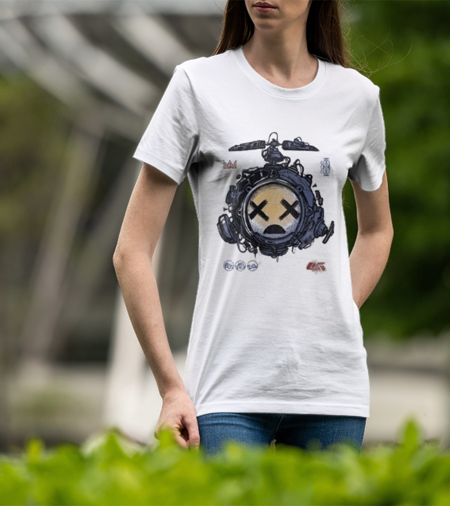 Good Kid Drone X Eyes Sad Face Tech Sphere T-Shirt