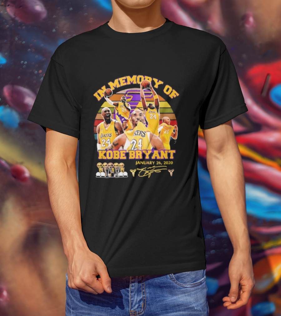 Kobe Bryant Los Angeles Lakers January 26 2020 Memorabilia T-Shirt