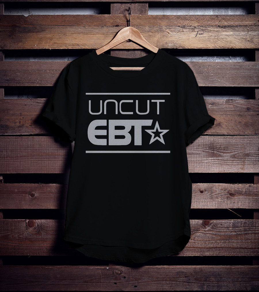UNCUT EBT Participant Discretion Star Symbol Caution T-Shirt