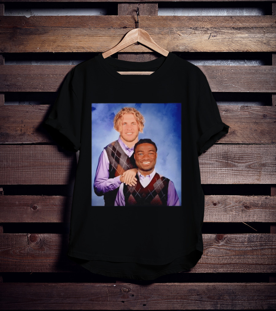 Cooper Kupp Jalen Milroe Step Brothers Comedy Parody Sweater Vest Collage T-Shirt