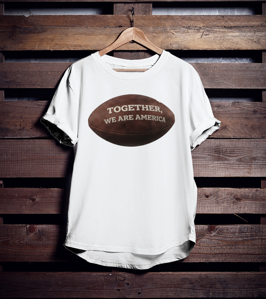 Together We Are America Bad Bunny Benito Football T-Shirt