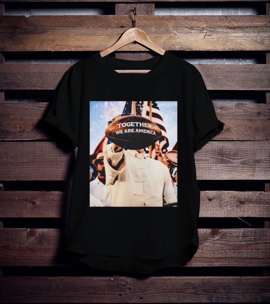 Together We Are America Bad Bunny Football T-Shirt