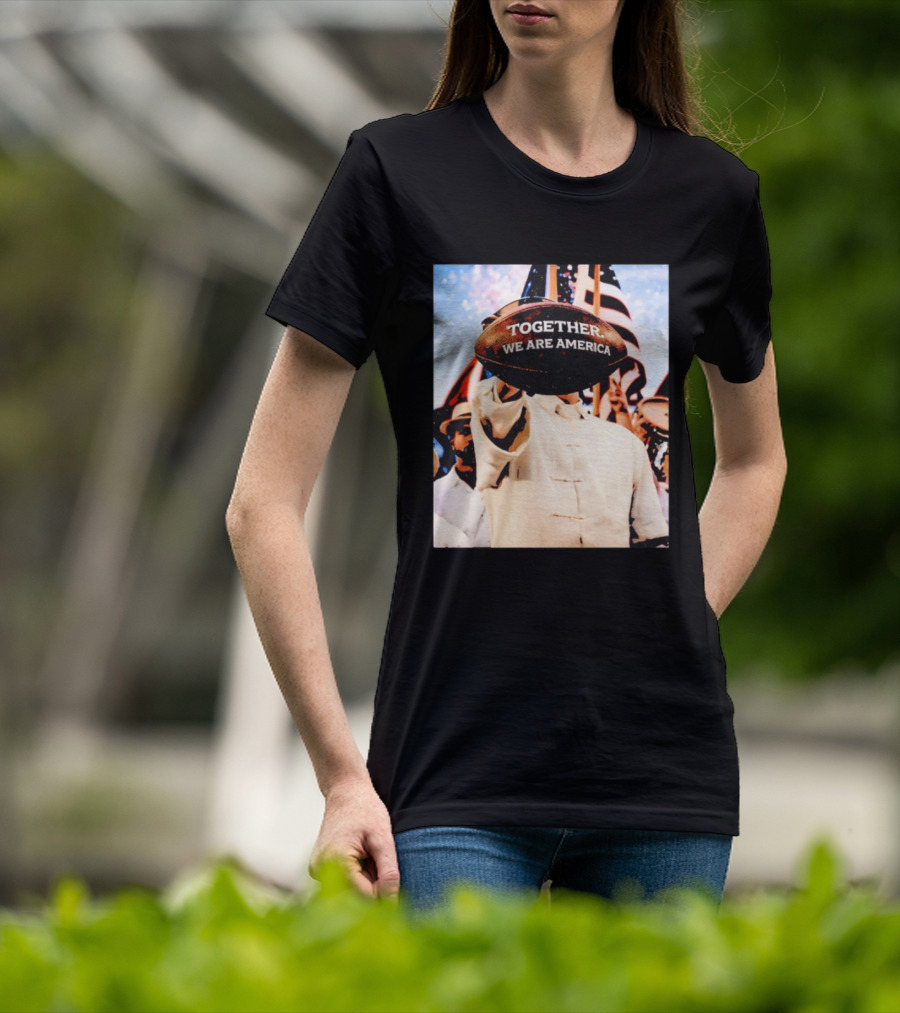 Together We Are America Bad Bunny Football T-Shirt