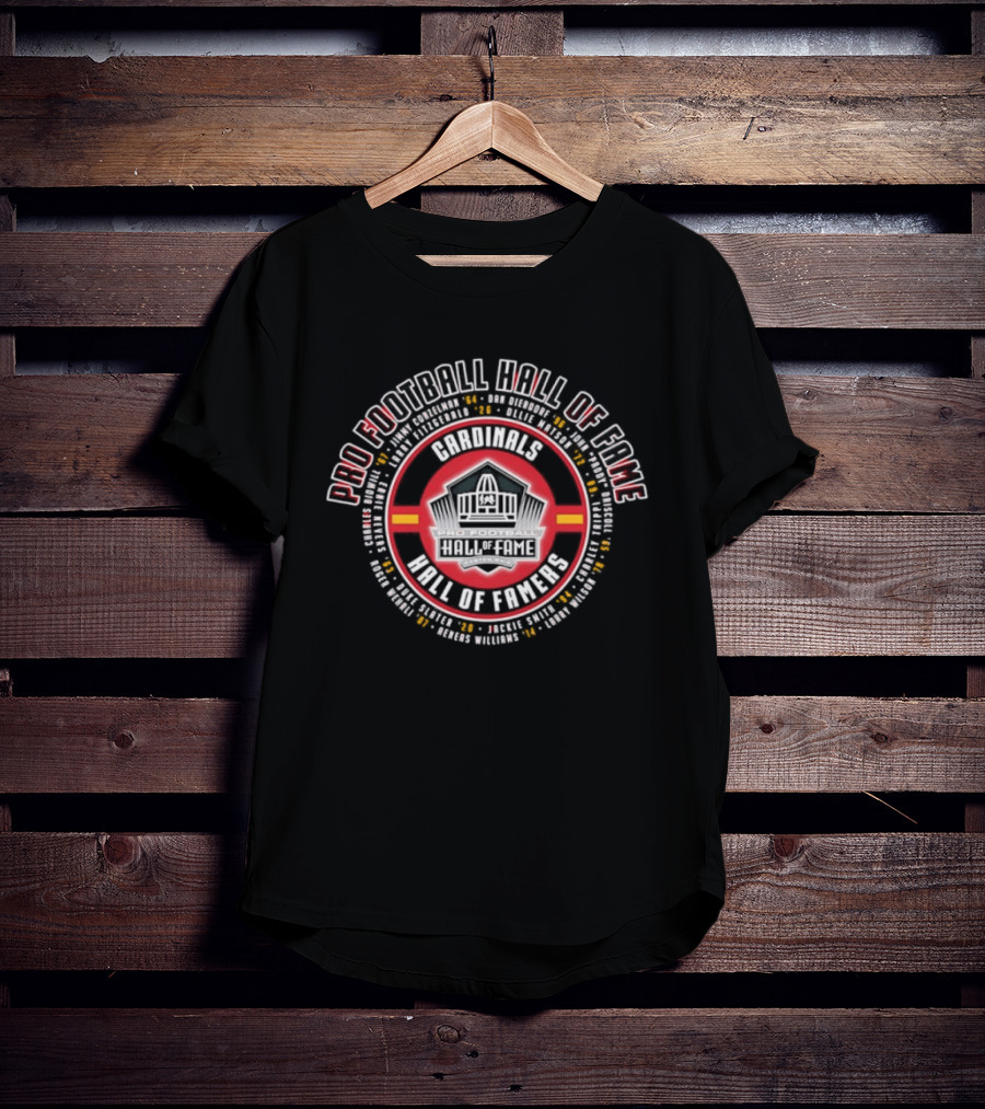 Pro Football Hall Of Fame Cardinals Class Of 2026 Hall Of Famers Induction T-Shirt