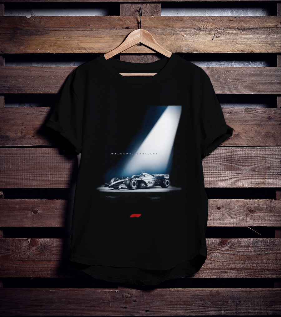 Welcome Cadillac F1 Team Formula 1 Racing Car Spotlight T-Shirt