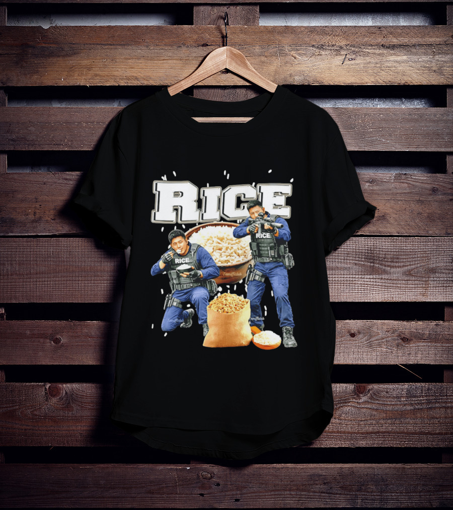 Rice Ice Police Tactical Humor T-Shirt