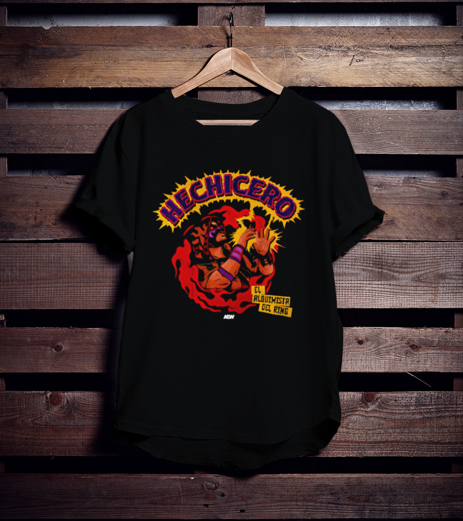 Hechicero Wizard El Alquimista Del Ring Luchador Magic Hands T-Shirt