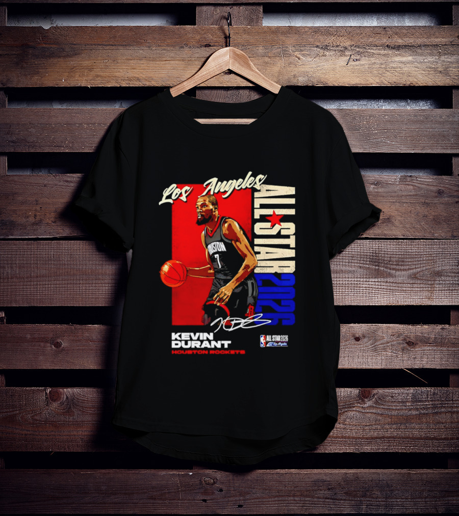 Los Angeles All Star 2026 Kevin Durant Houston Rockets T-Shirt
