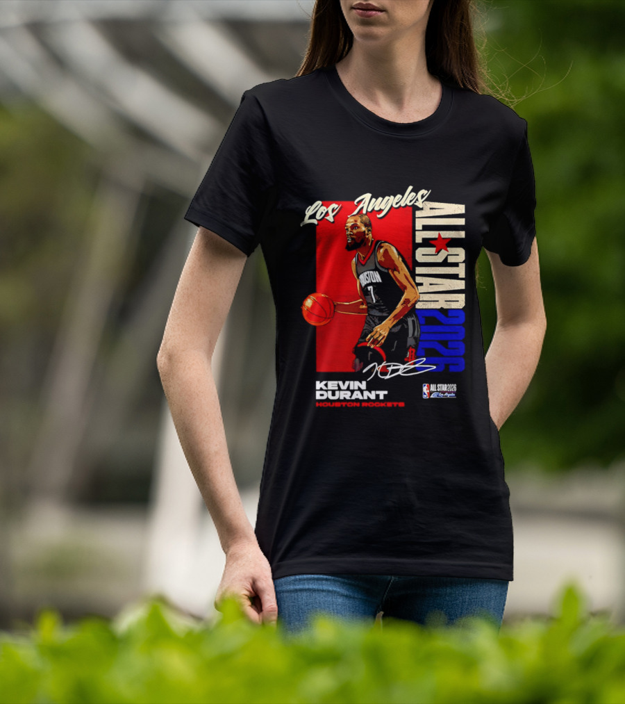 Los Angeles All Star 2026 Kevin Durant Houston Rockets T-Shirt