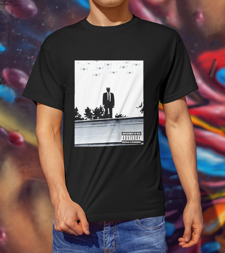 Trump Drone 2026 Department Of War Advisory Research And Development T-Shirt