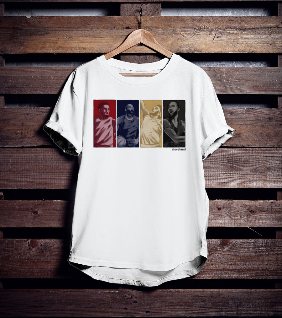 Cleveland Browns Youth Core Four Basketball Players Cleveland T-Shirt