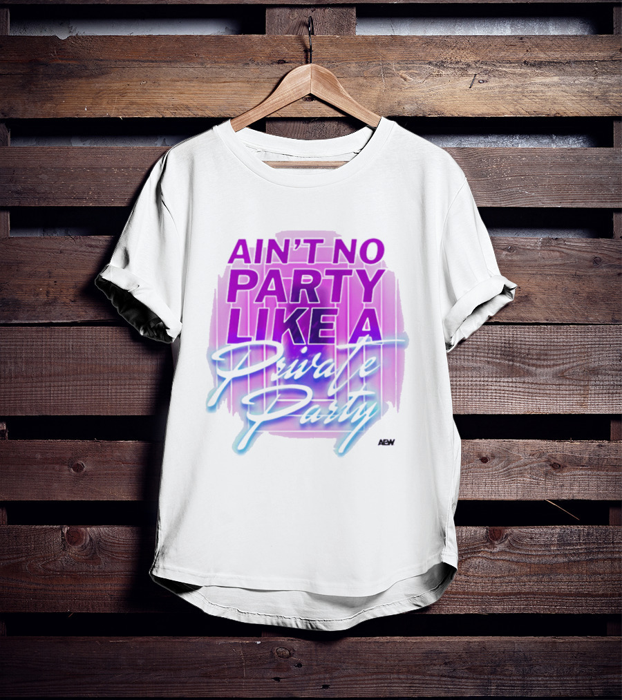 Ain't No Party Like A Private Party Retro Vibe T-Shirt