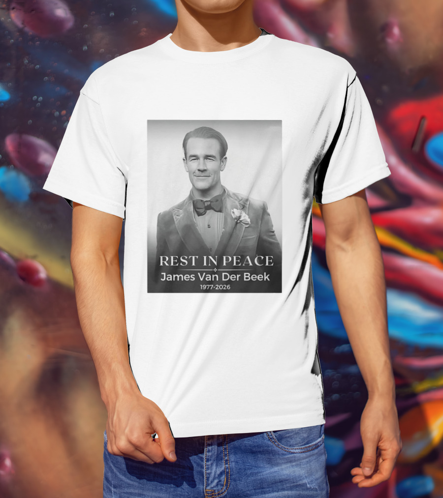 Rest In Peace James Van Der Beek 1977 2026 T-Shirt