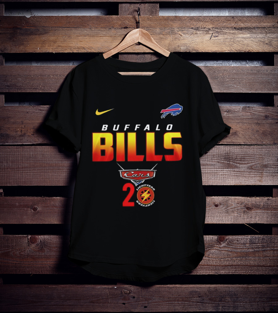 Buffalo Bills Nike Lightning Cars 20th Anniversary T-Shirt