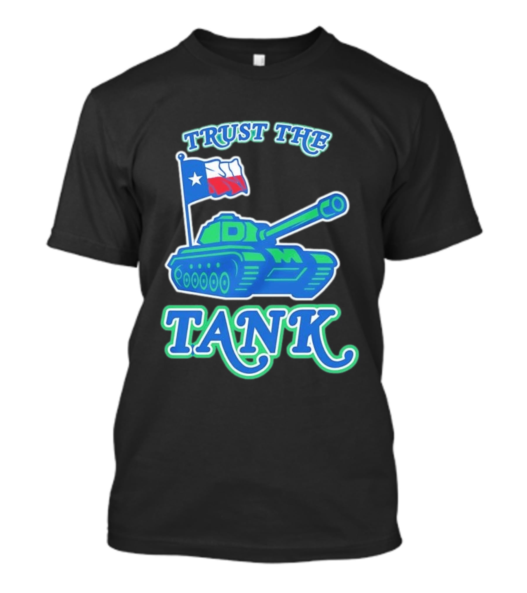 Trust The Tank Dallas Mavericks Texas Flag Tank T-Shirt