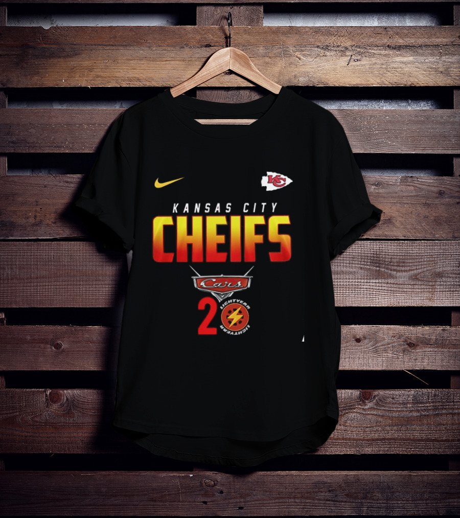 Kansas City Chiefs Cars 20th Anniversary Nike T-Shirt
