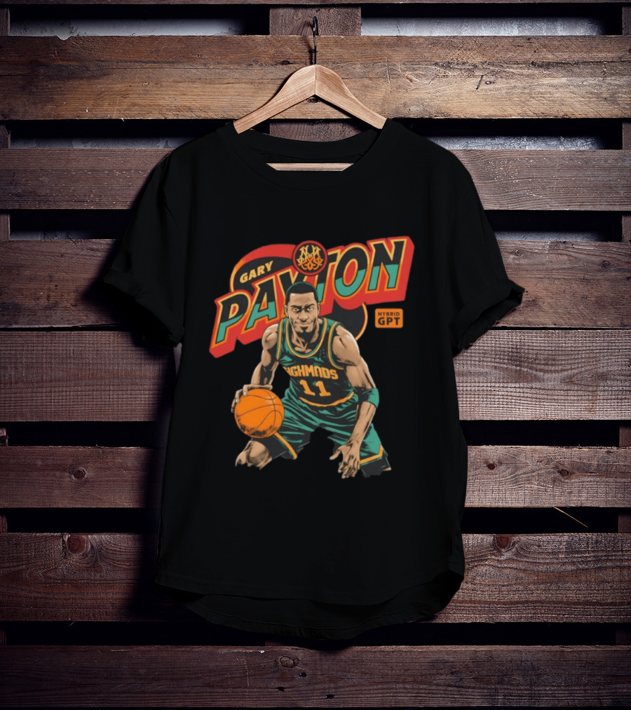 Gary Payton Richmonds 11 Hybrid GPT Basketball T-Shirt