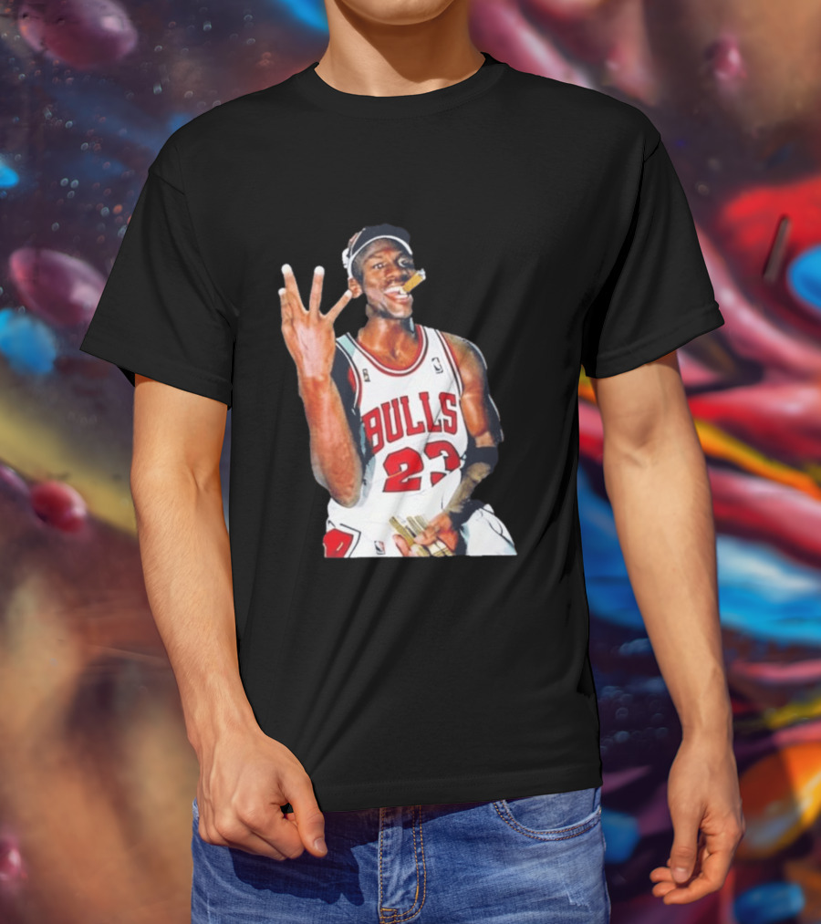 Giannis Antetokounmpo Mj Cigar Chicago Bulls 23 Basketball Legend T-Shirt