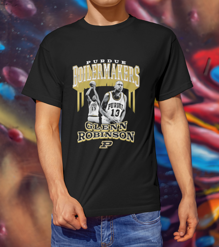 Glenn Robinson Purdue Boilermakers Basketball Legend T-Shirt