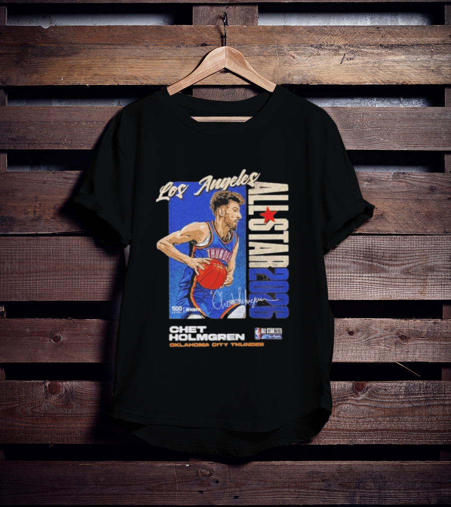 Los Angeles 2026 Chet Holmgren Oklahoma City Thunder NBA All Star T-Shirt