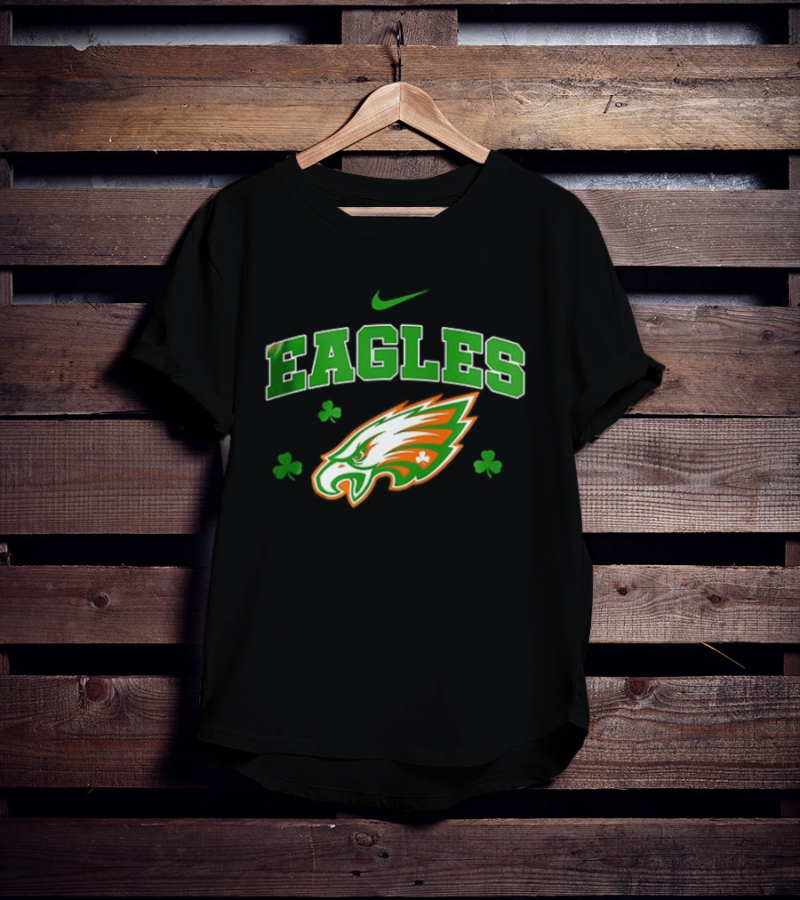 Philadelphia Eagles Irish Woman Soul Of A Witch Green Shamrock Nike T-Shirt