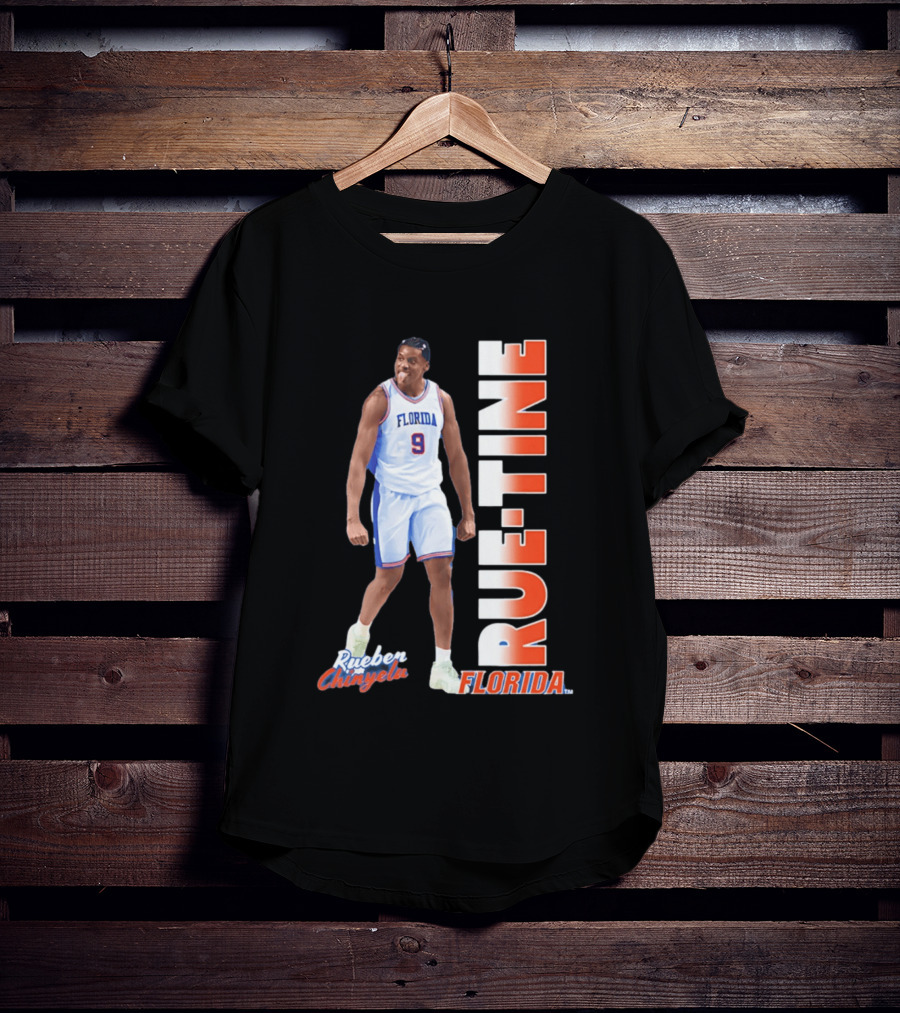 Rueben Chinyelu Florida Gators 9 RUE TINE Basketball T-Shirt