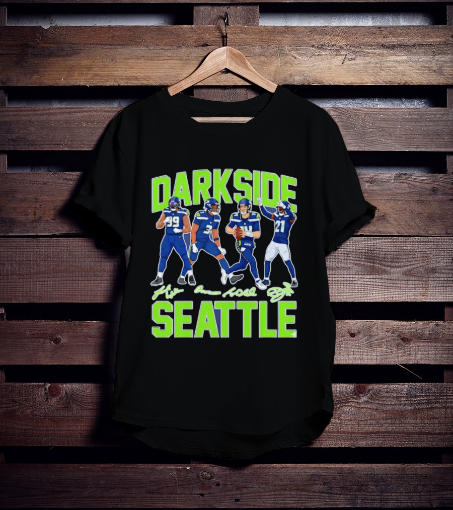 Dark Side Seattle Williams Emmanwori Jones Witherspoon Football Team Players T-Shirt