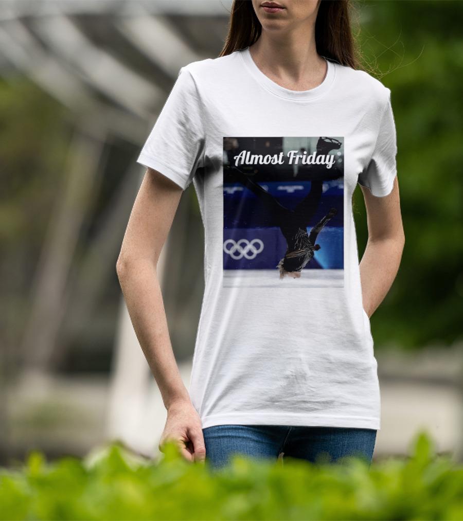Almost Friday Skating Backflip Olympics Iconic Moment T-Shirt