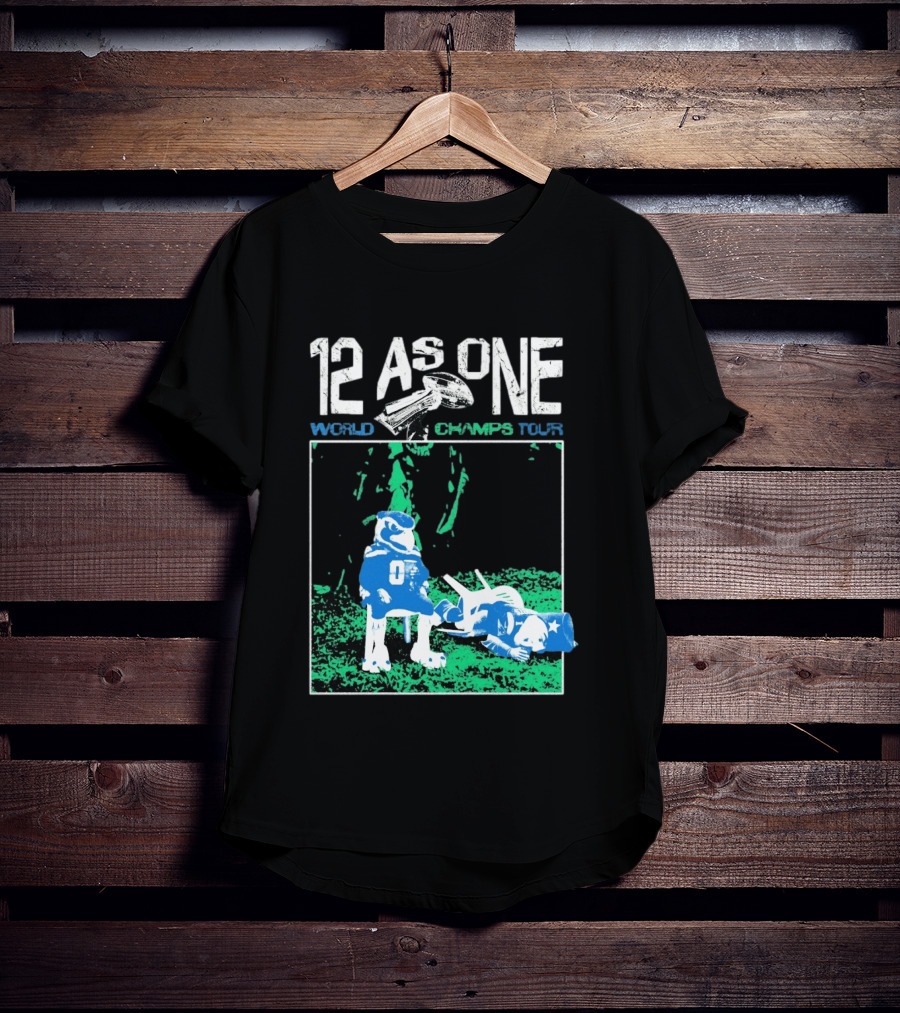 Seattle Seahawks 12 As One World Champs Tour T-Shirt