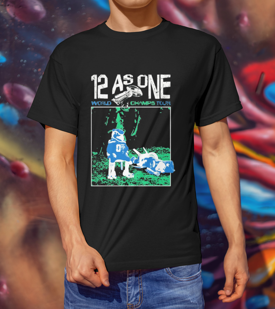 Seattle Seahawks 12 As One World Champs Tour T-Shirt