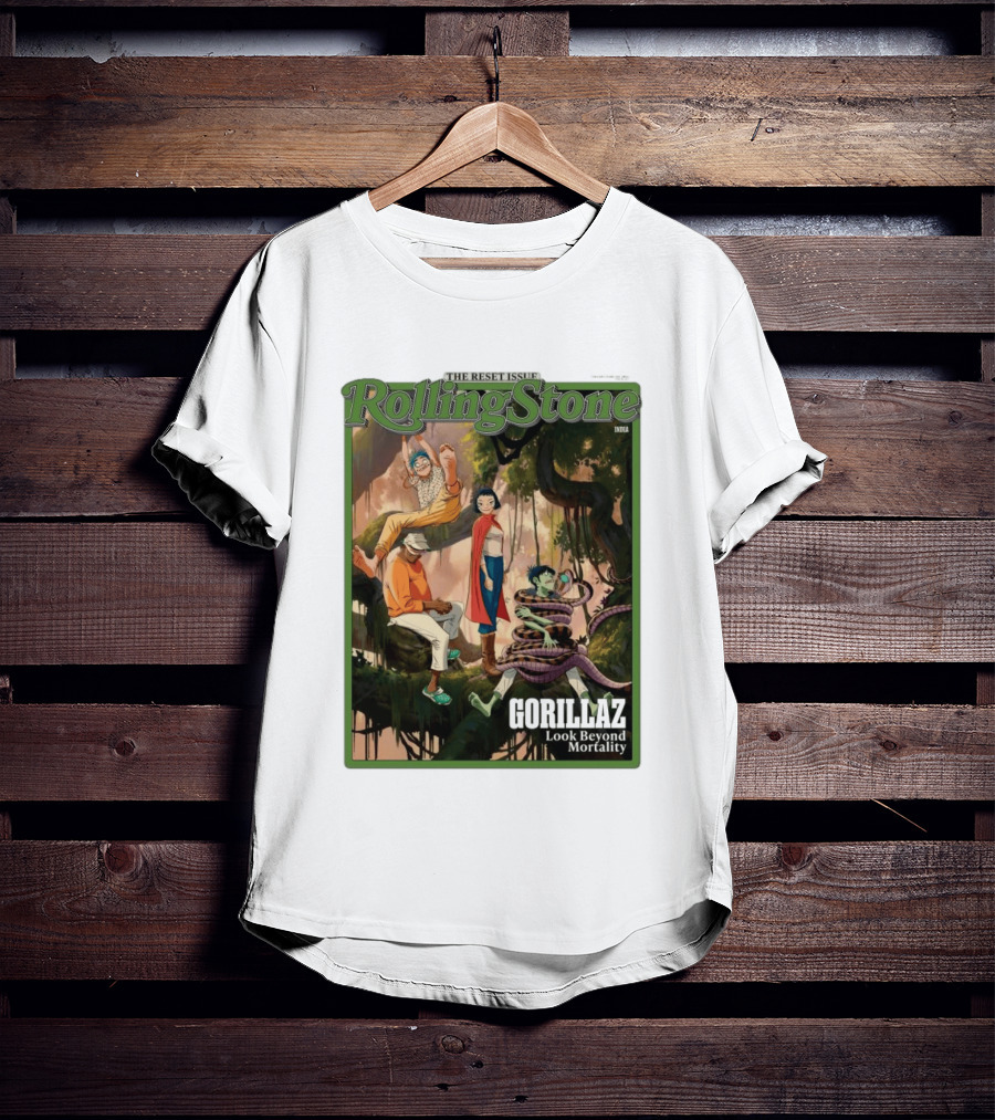 The Reset Issue Rolling Stone India Gorillaz Look Beyond Mortality T-Shirt