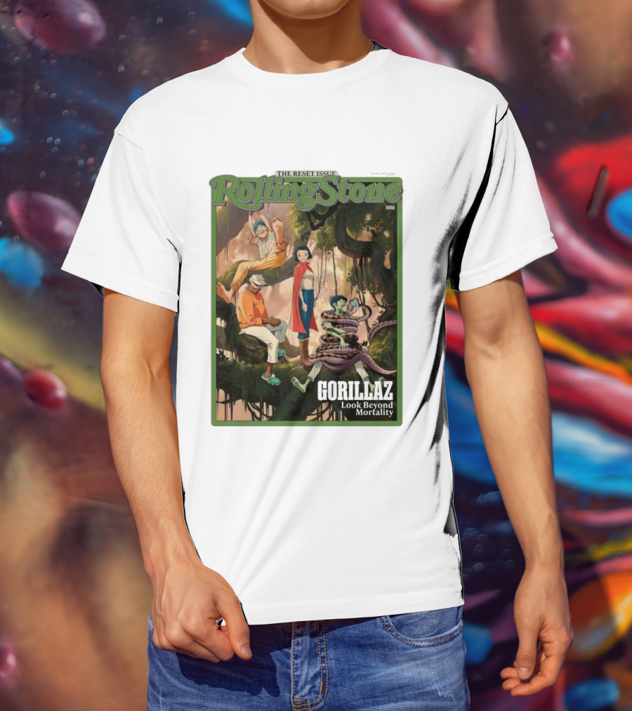The Reset Issue Rolling Stone India Gorillaz Look Beyond Mortality T-Shirt