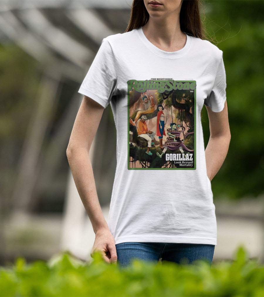 The Reset Issue Rolling Stone India Gorillaz Look Beyond Mortality T-Shirt