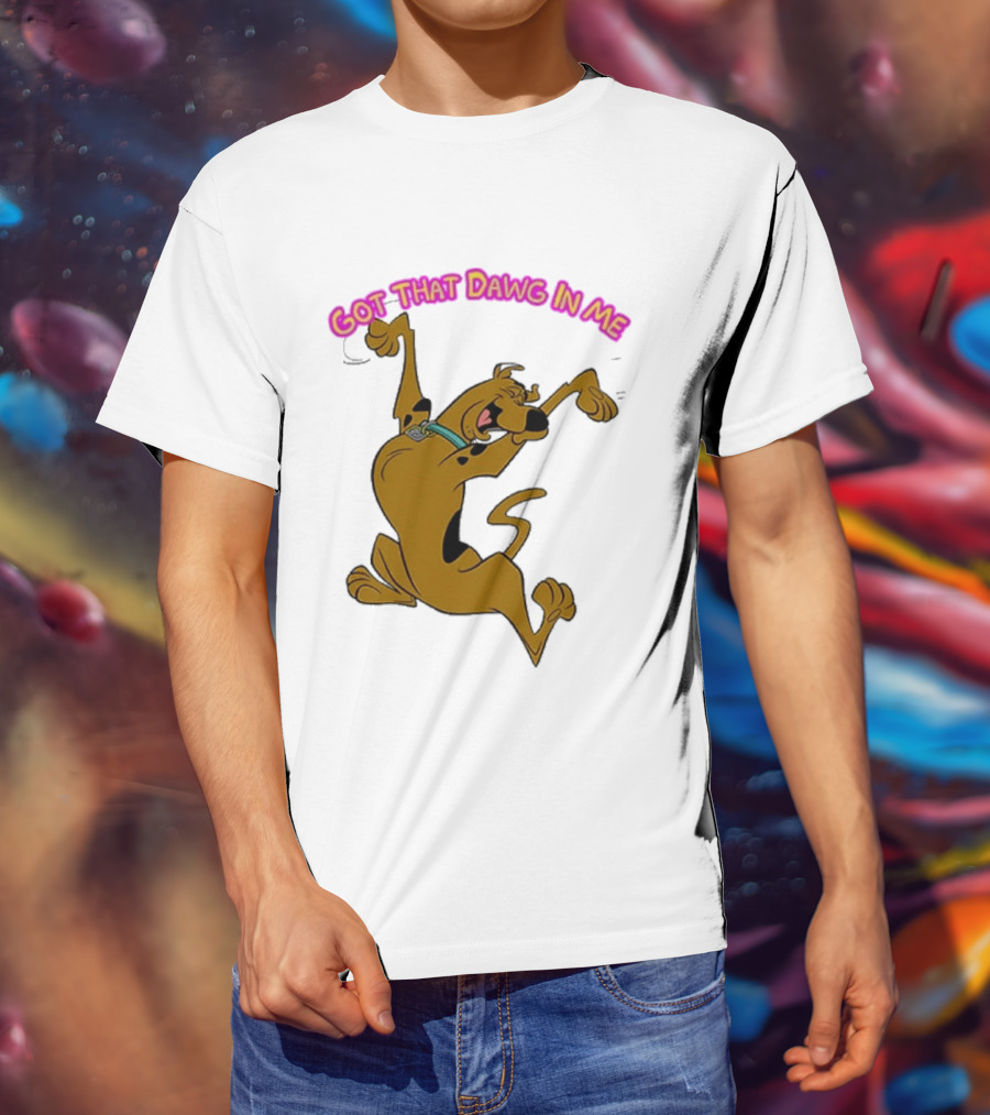 Got That Dawg In Me Scooby Doo Enthusiastic Pose T-Shirt