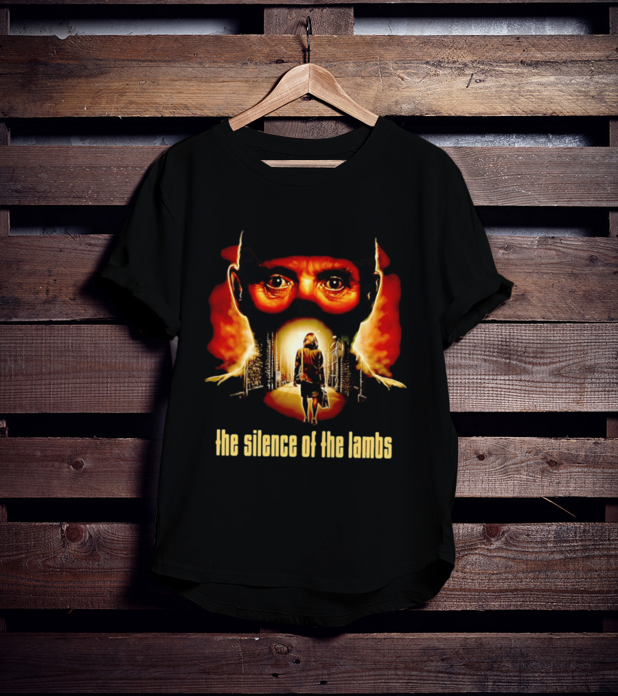 The Silence Of The Lambs Hannibal Lecter Movie Scene Fiery Eyes T-Shirt